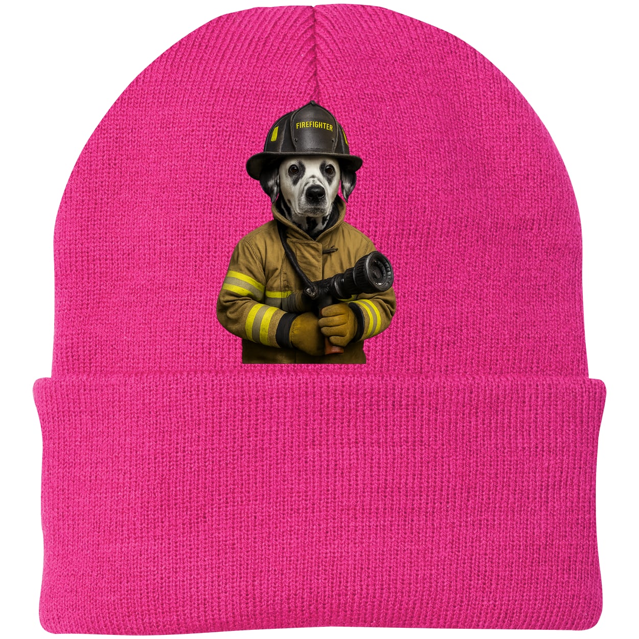 CP90 Port & Company Knit Beanie - Neon Pink