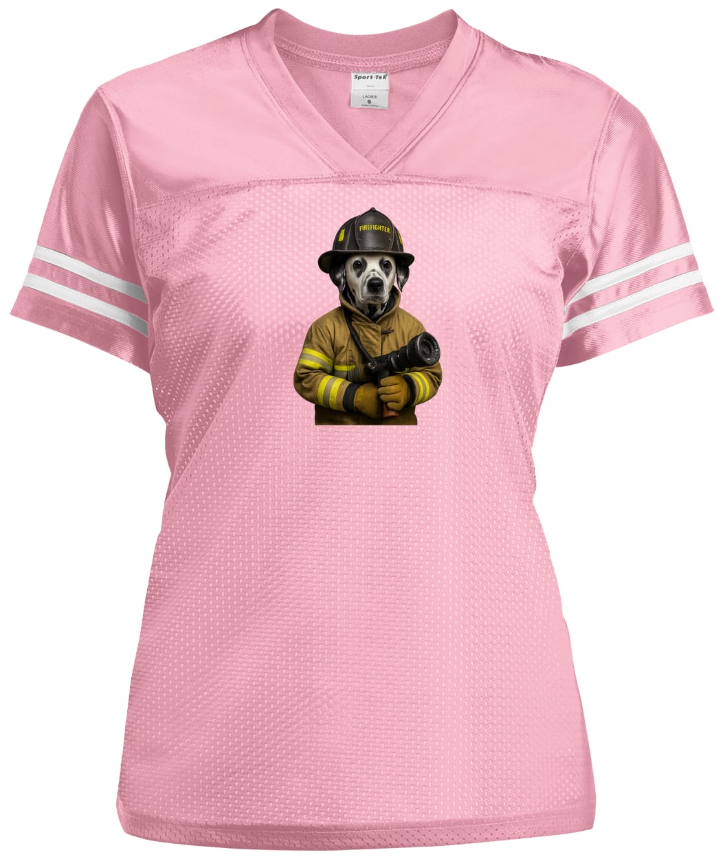LST307 Sport-Tek Ladies' Replica Jersey - Light Pink/White