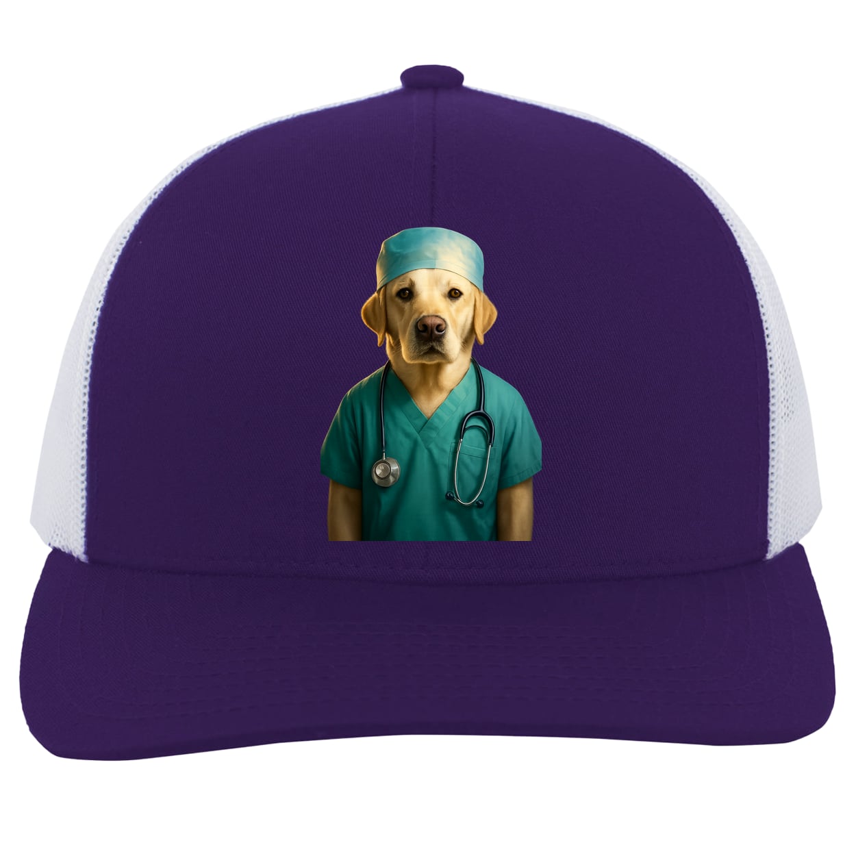 104C Trucker Snap Back - Purple/White