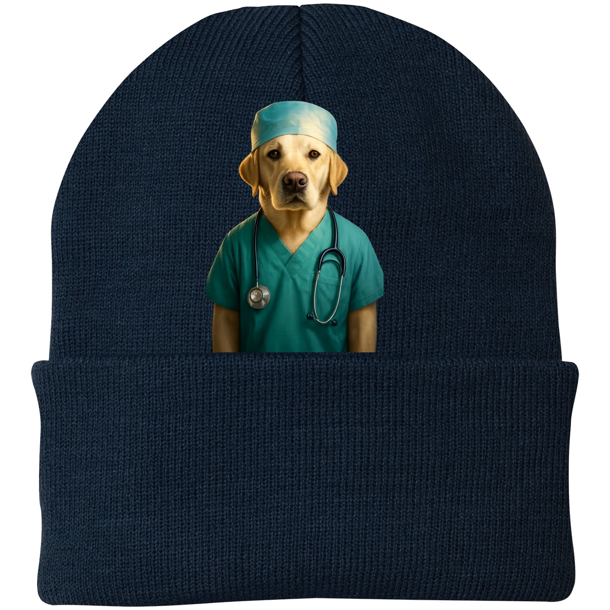 CP90 Port & Company Knit Beanie - Navy
