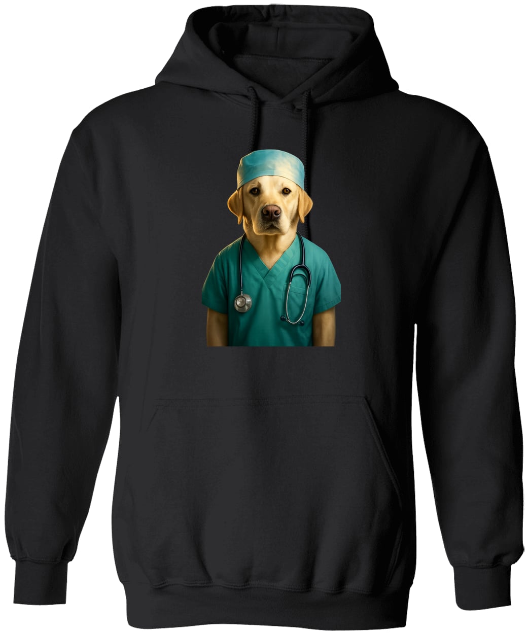 G185 Gildan Pullover Hoodie - Black