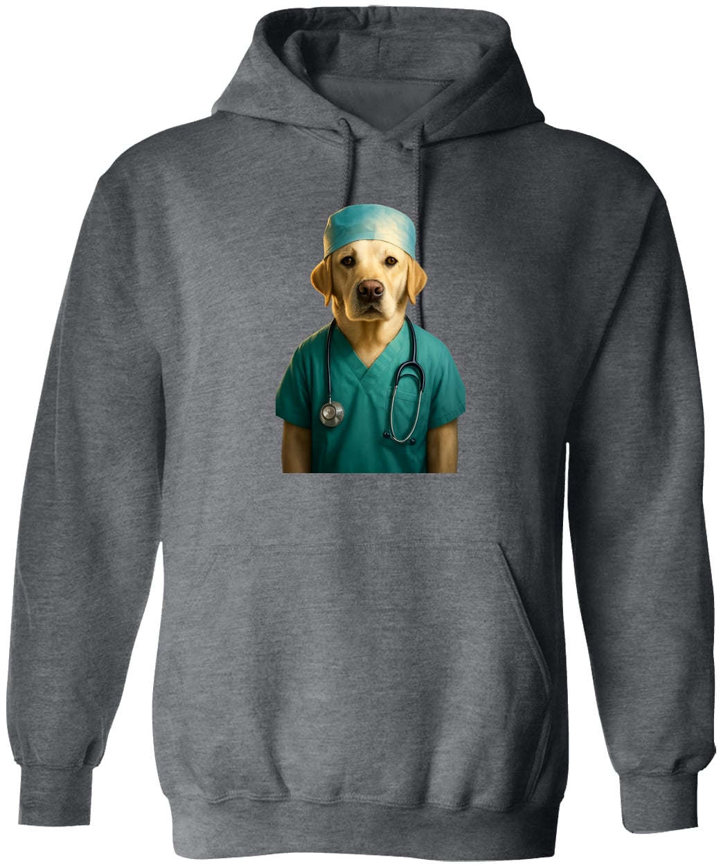 G185 Gildan Pullover Hoodie - Dark Heather
