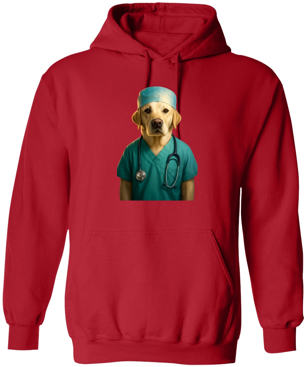 G185 Gildan Pullover Hoodie - Red