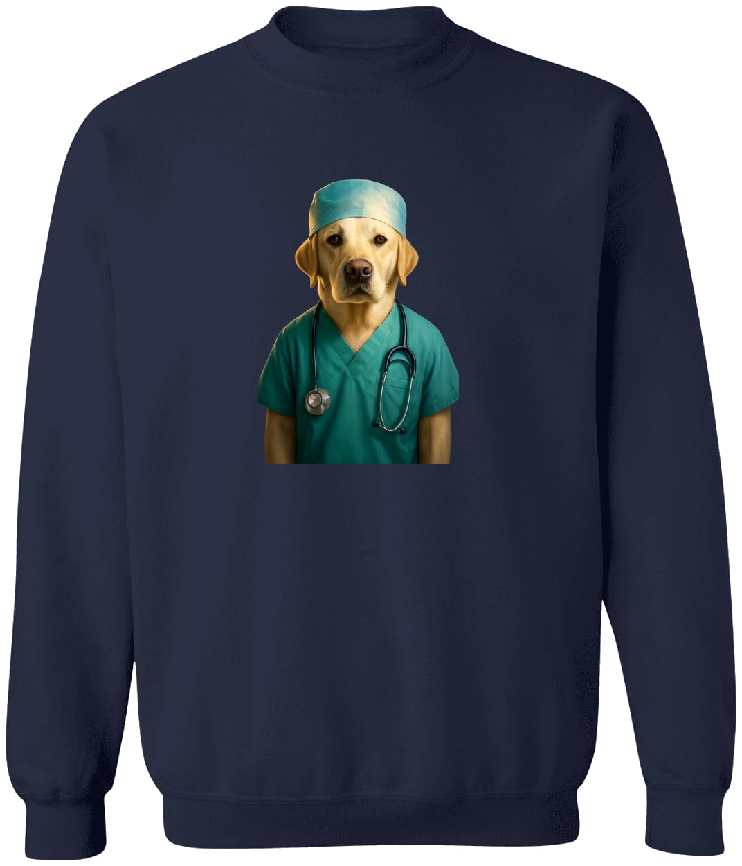 G180 Gildan Crewneck Pullover Sweatshirt - Navy