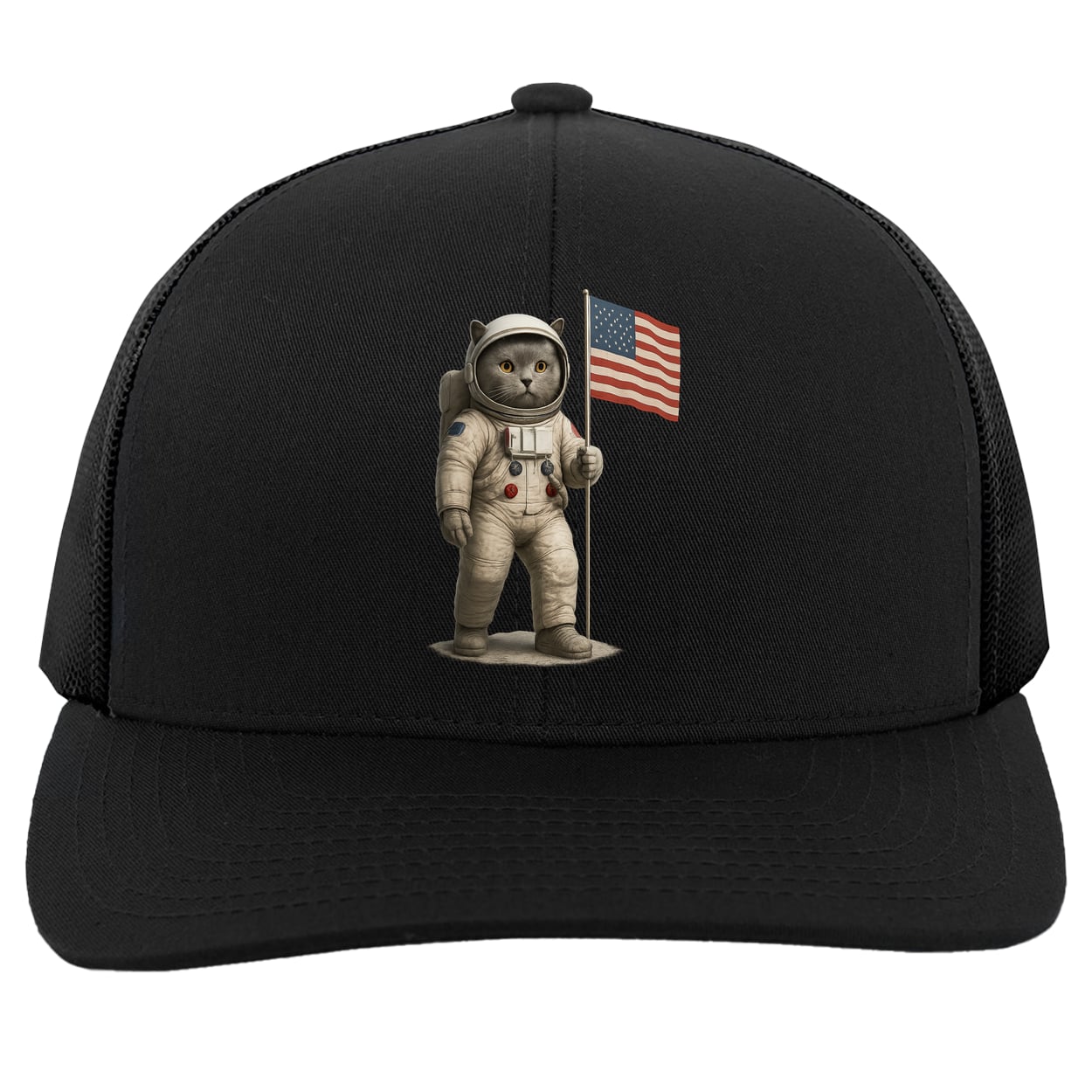 104C Trucker Snap Back - Black