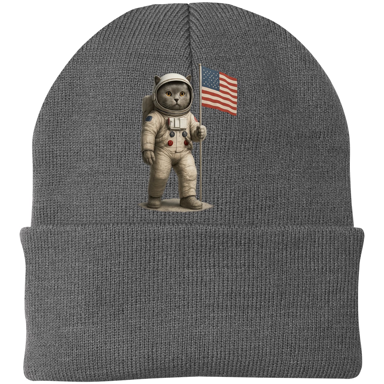 CP90 Port & Company Knit Beanie - Athletic Oxford