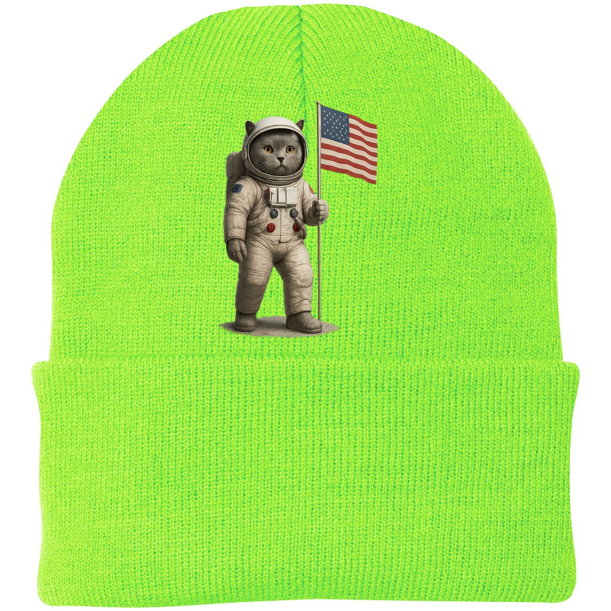 CP90 Port & Company Knit Beanie - Neon Green