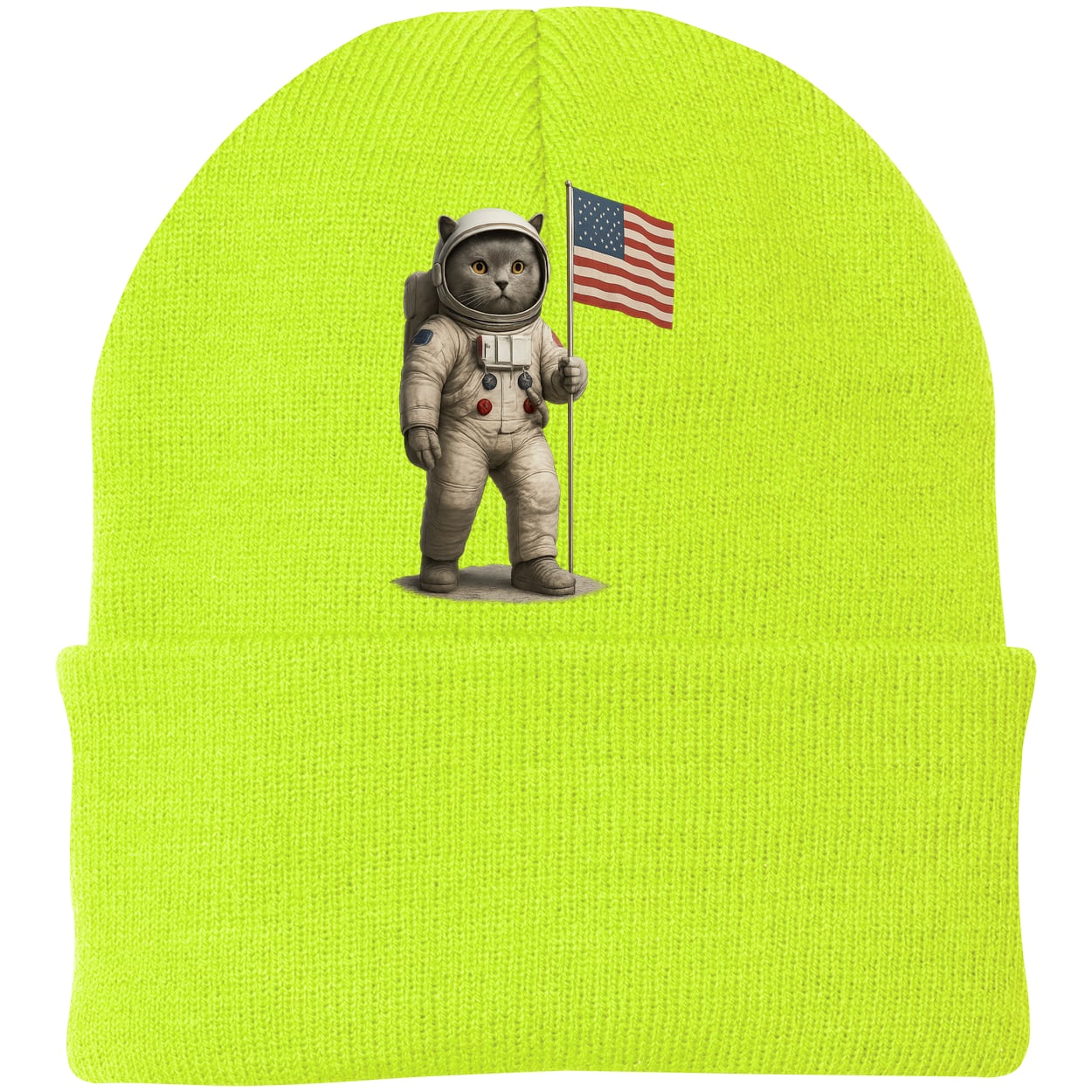 CP90 Port & Company Knit Beanie - Neon Yellow