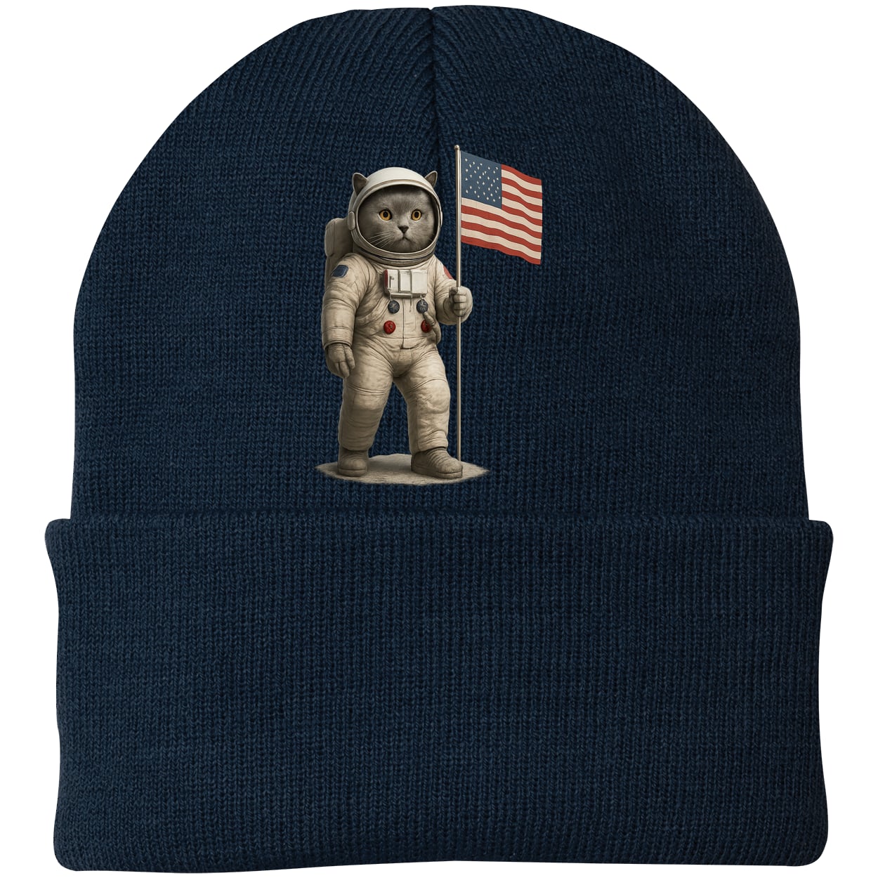 CP90 Port & Company Knit Beanie - Navy