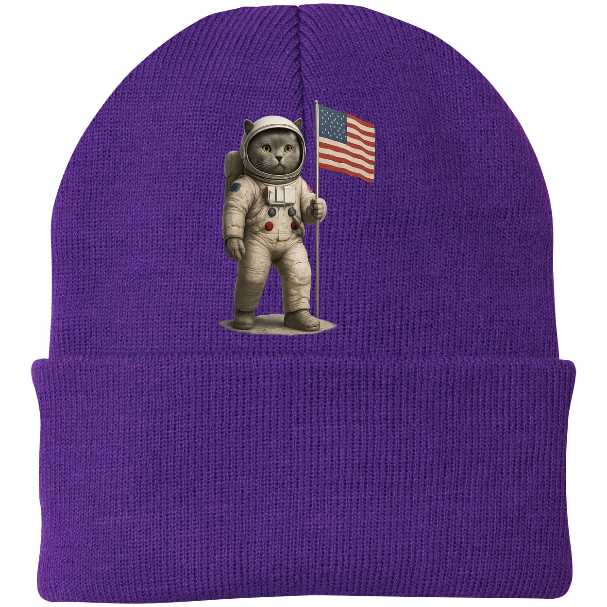 CP90 Port & Company Knit Beanie - Athletic Purple