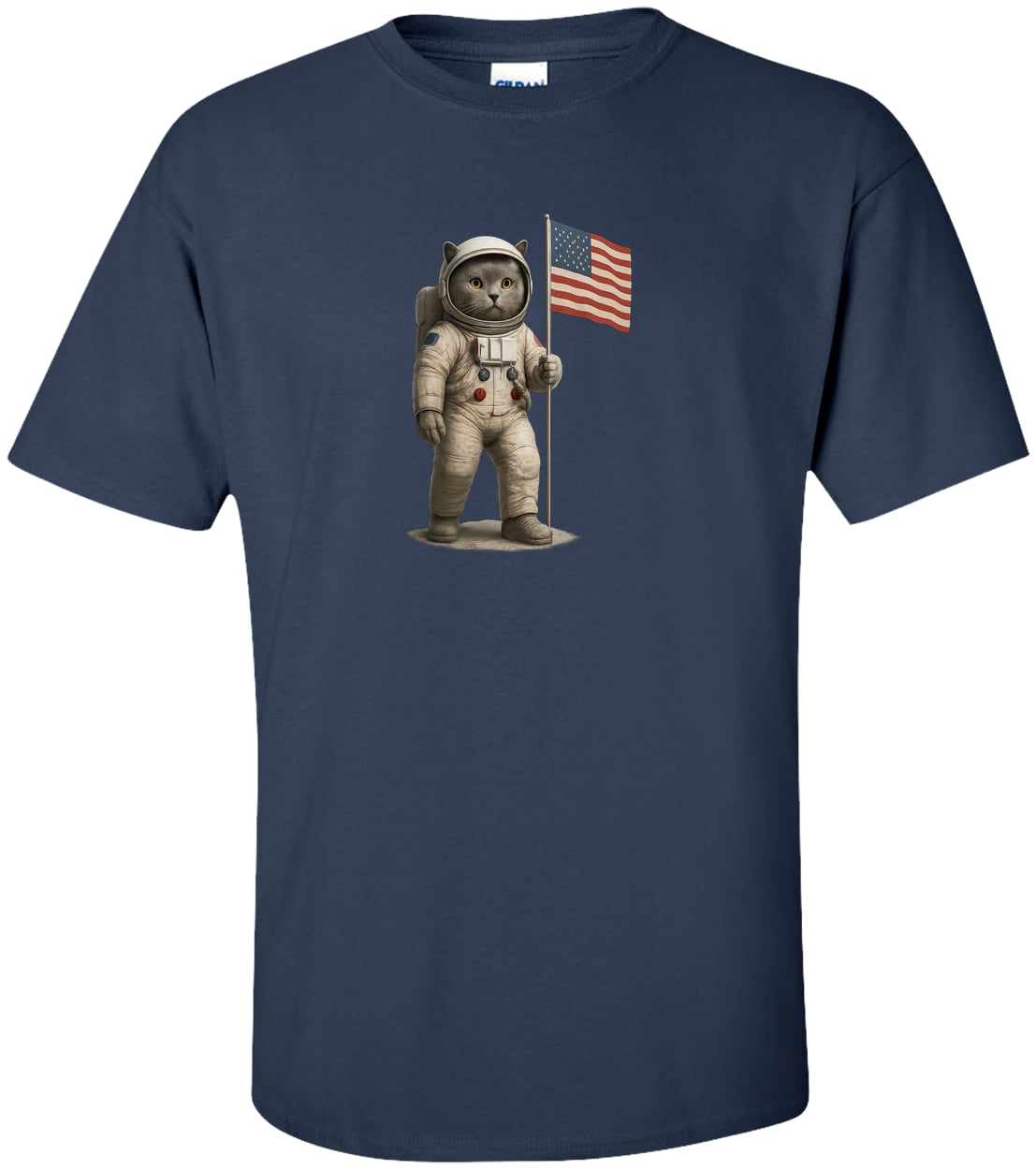 G200T Gildan Mens Tall Ultra Cotton Tee - Navy