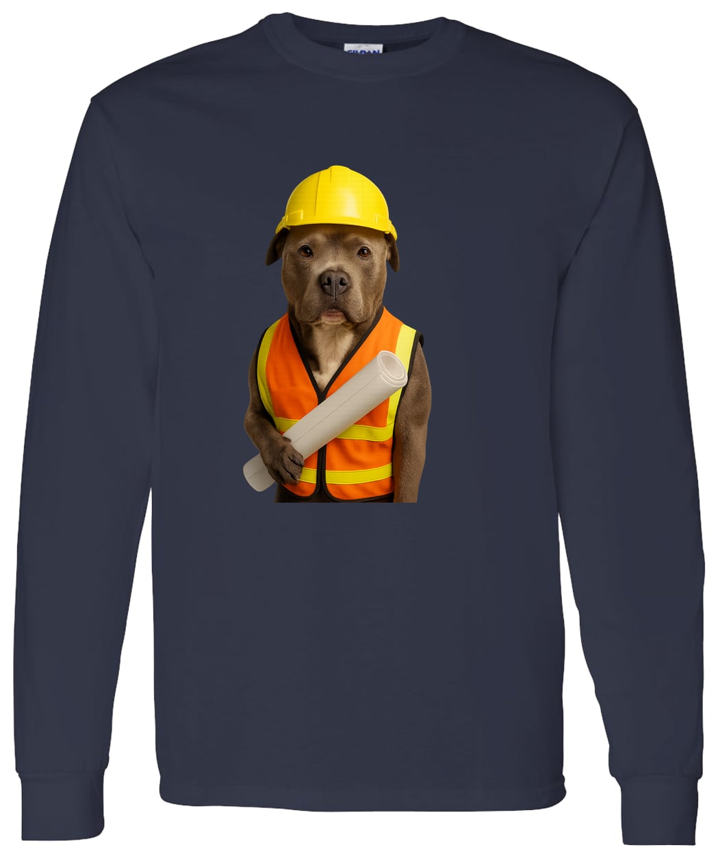 G540 LS T-Shirt 5.3 oz. - Navy