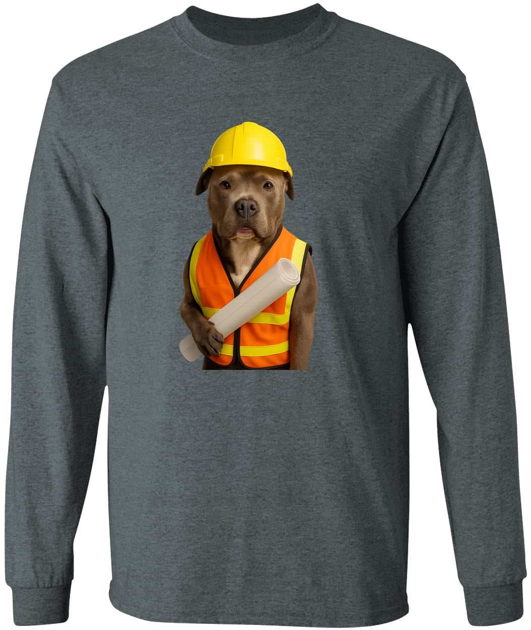 G540 LS T-Shirt 5.3 oz. - Dark Heather