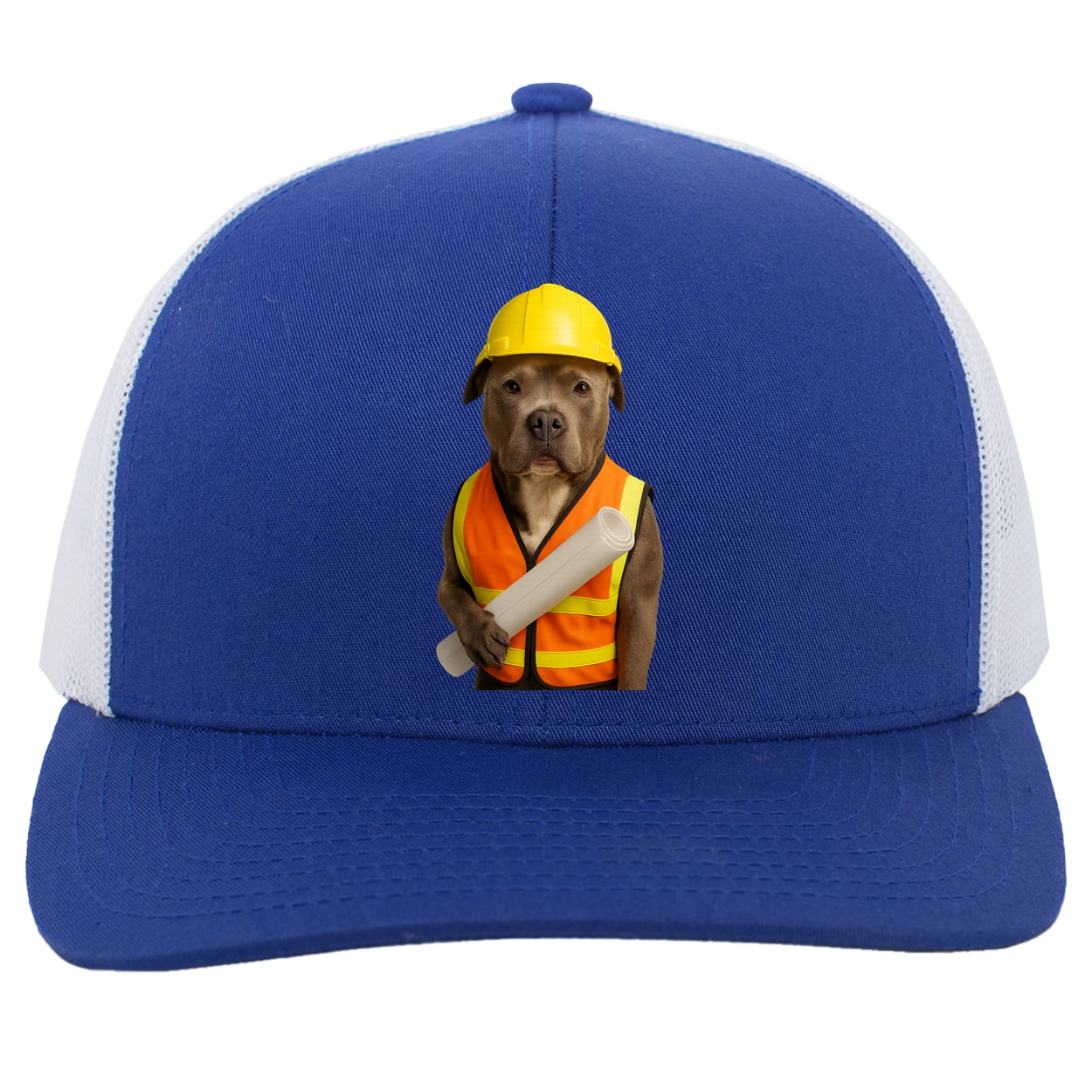 104C Trucker Snap Back - Royal/White