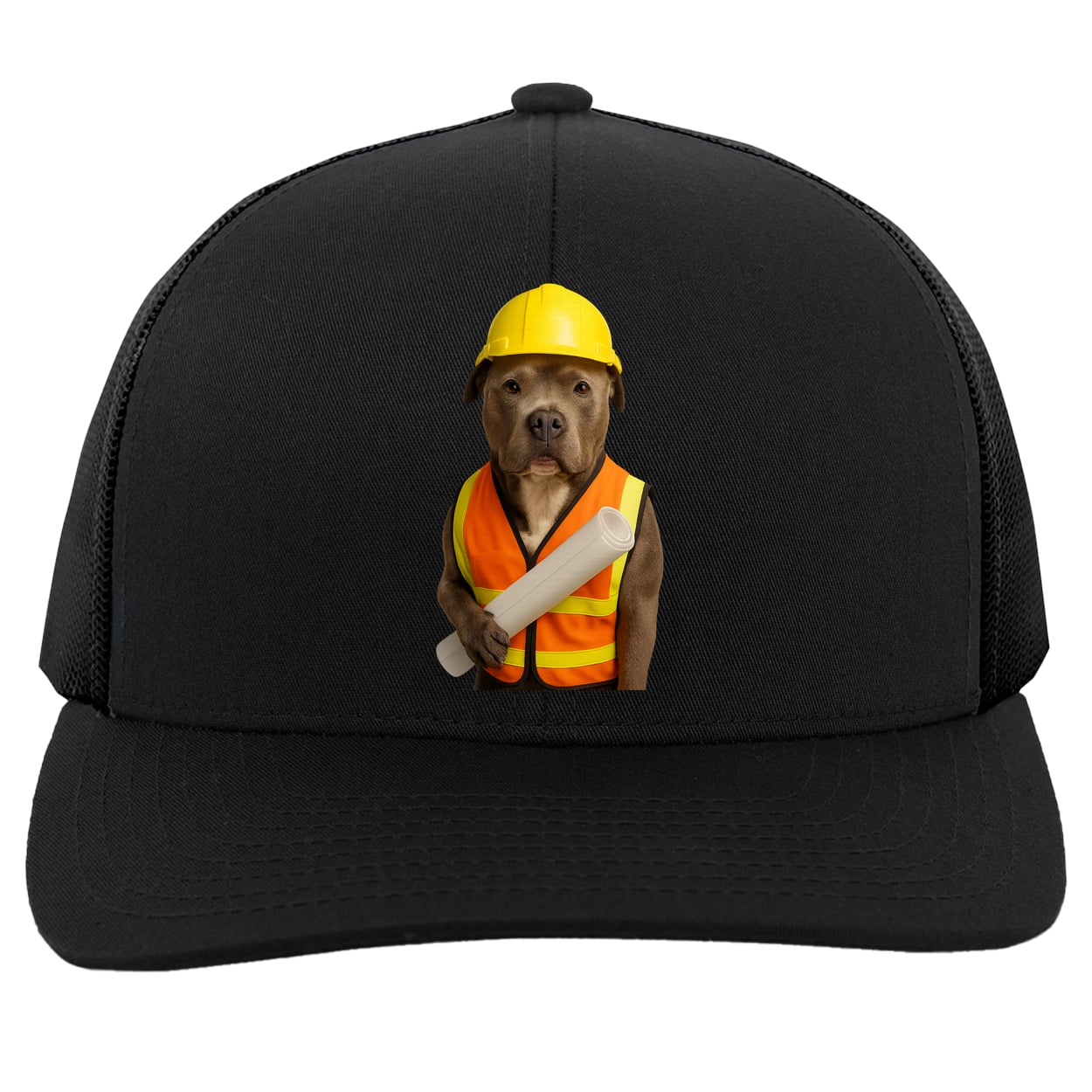 104C Trucker Snap Back - Black