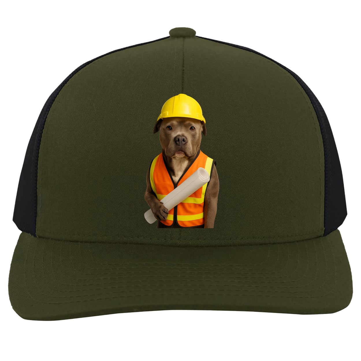 104C Trucker Snap Back - Moss/Charcoal