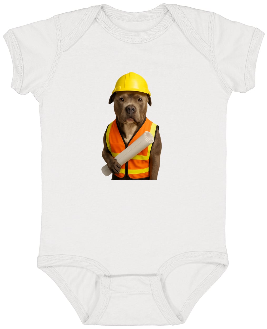 4424 Infant Fine Jersey Bodysuit - White