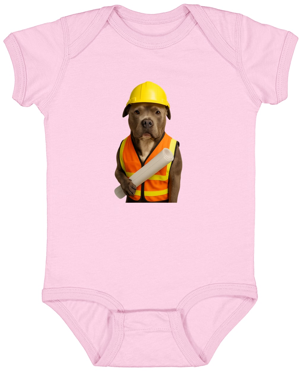 4424 Infant Fine Jersey Bodysuit - Pink