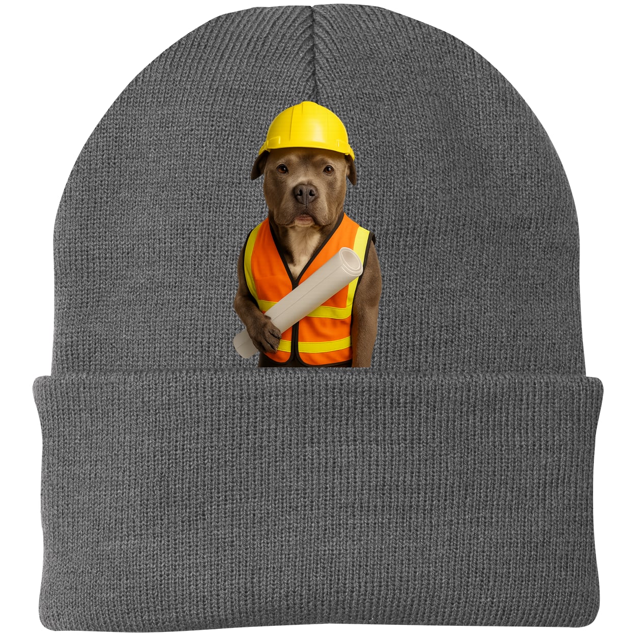 CP90 Port & Company Knit Beanie - Athletic Oxford