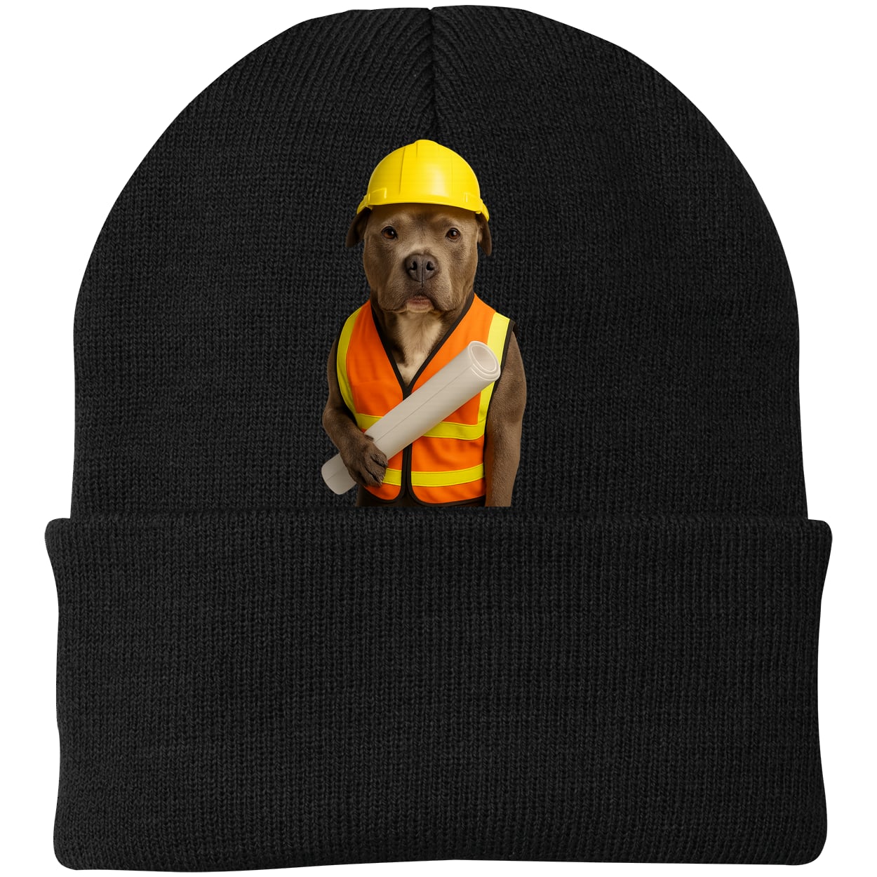 CP90 Port & Company Knit Beanie - Black