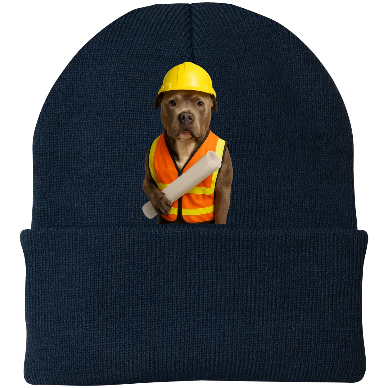 CP90 Port & Company Knit Beanie - Navy