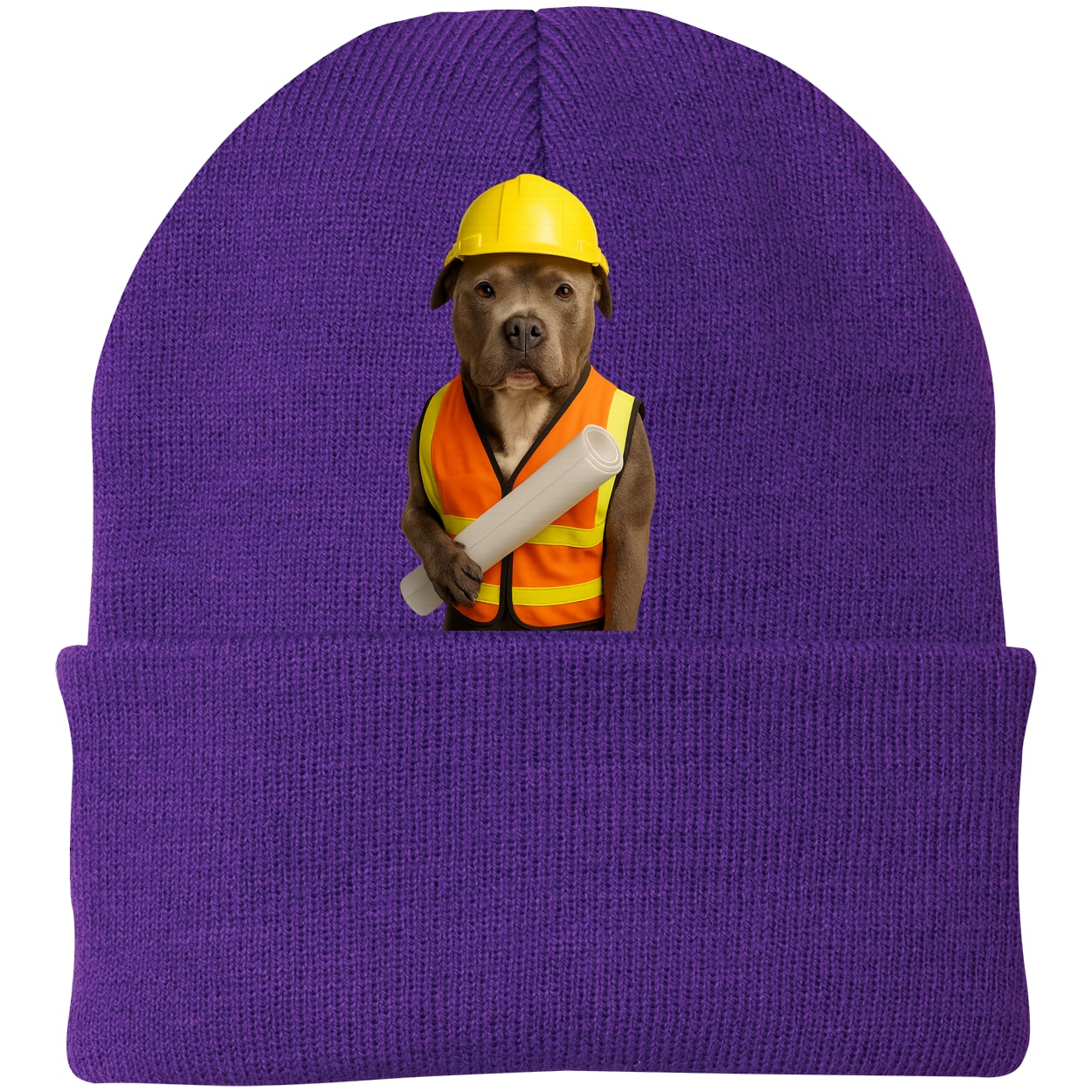 CP90 Port & Company Knit Beanie - Athletic Purple