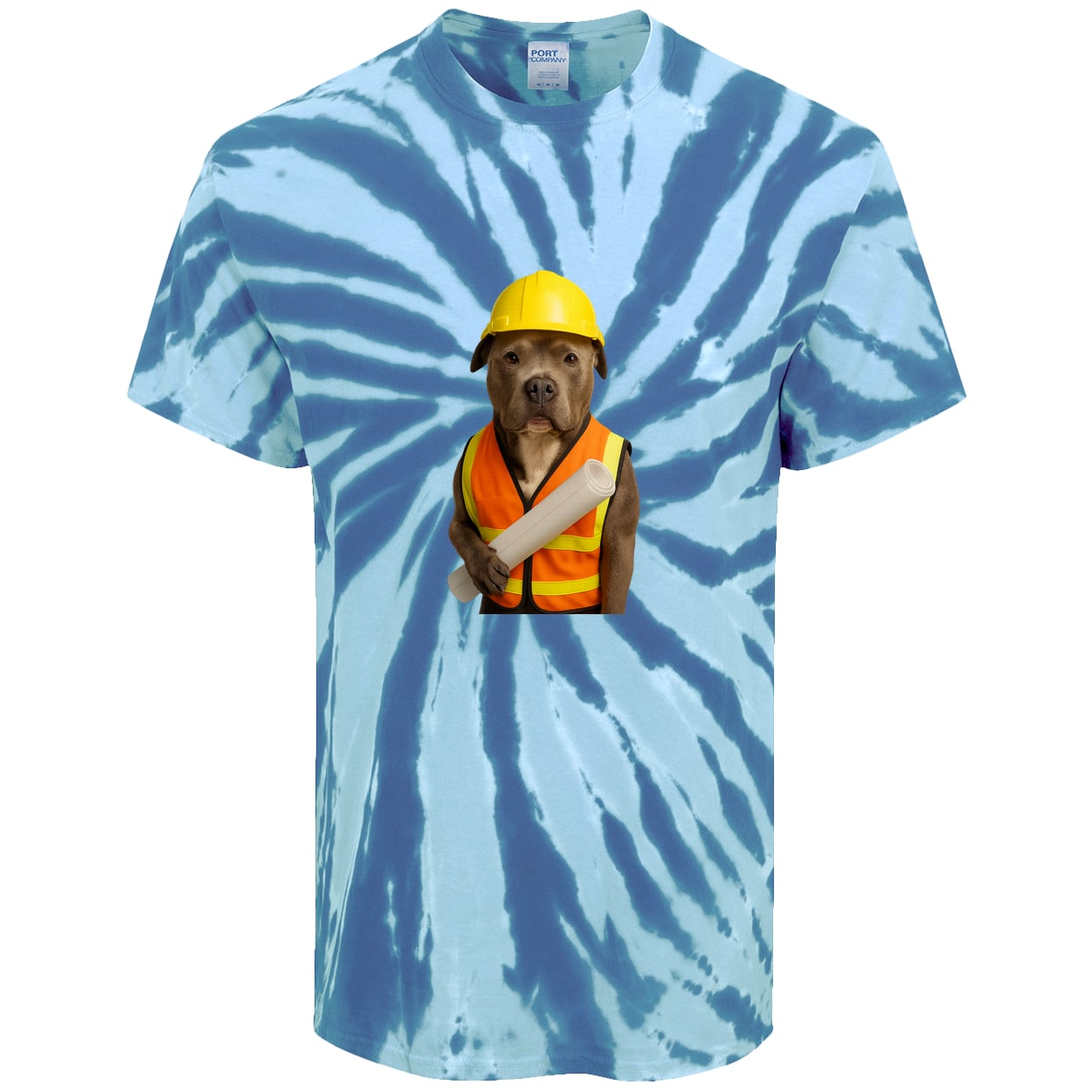 PC147 Port & Company Tie-Dye Tee - Royal