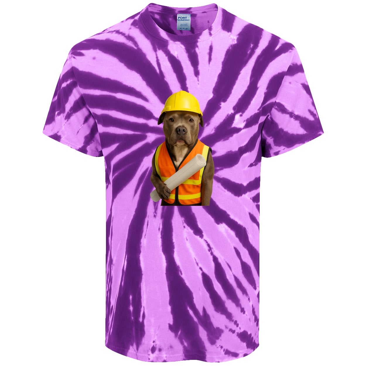 PC147 Port & Company Tie-Dye Tee - Purple