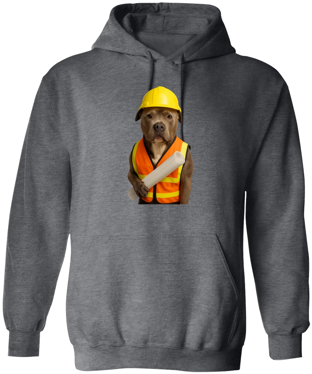 G185 Gildan Pullover Hoodie - Dark Heather