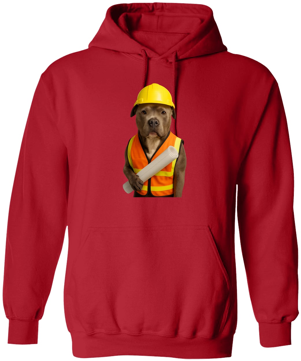 G185 Gildan Pullover Hoodie - Red