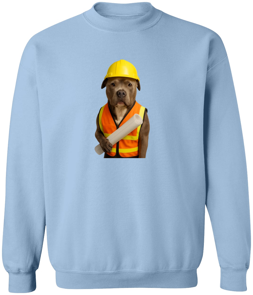 G180 Gildan Crewneck Pullover Sweatshirt - Light Blue