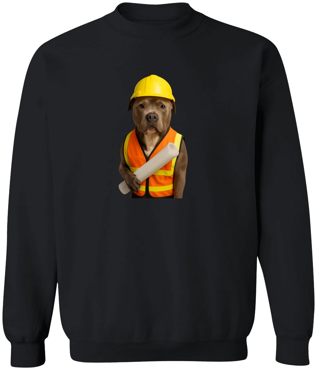 G180 Gildan Crewneck Pullover Sweatshirt - Black