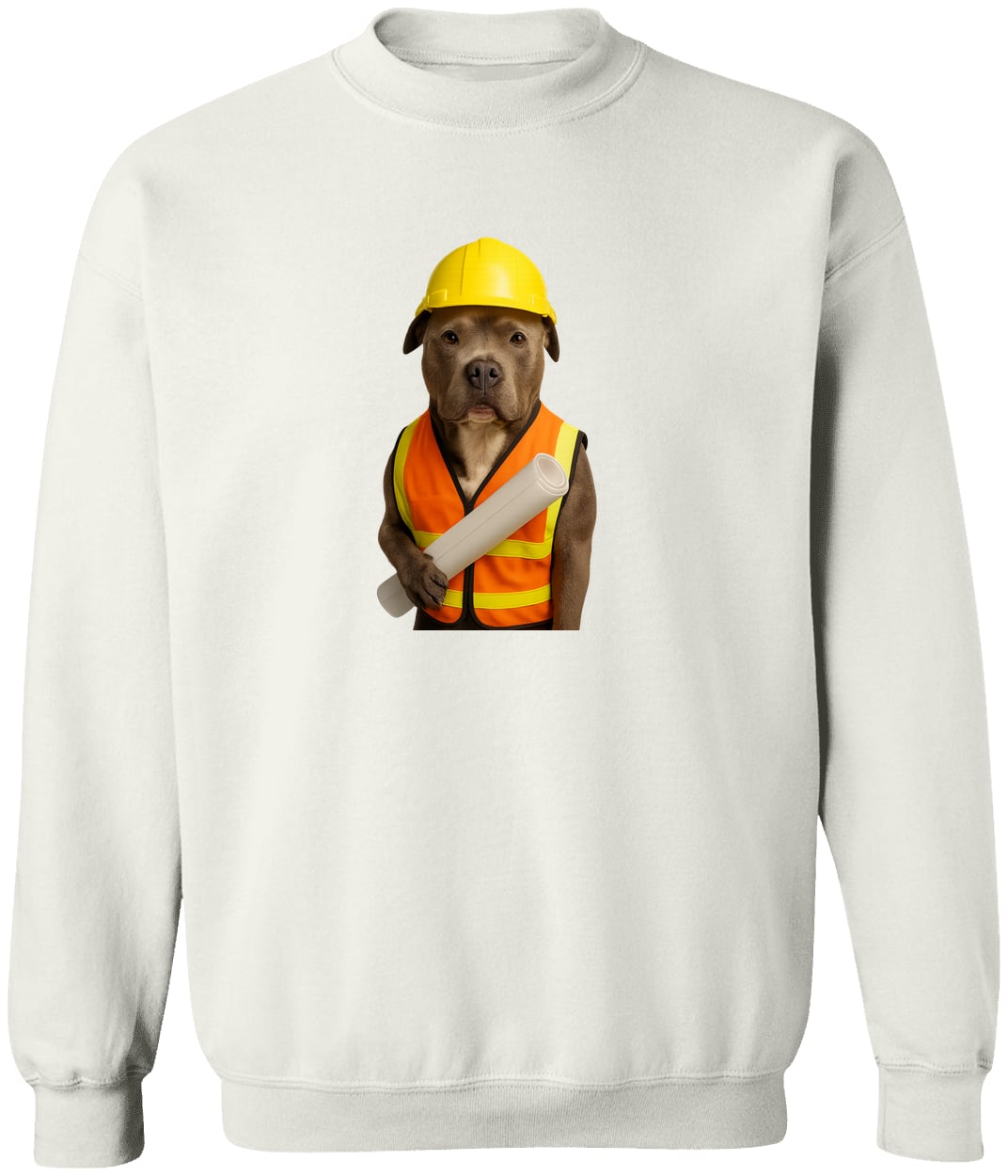 G180 Gildan Crewneck Pullover Sweatshirt - White