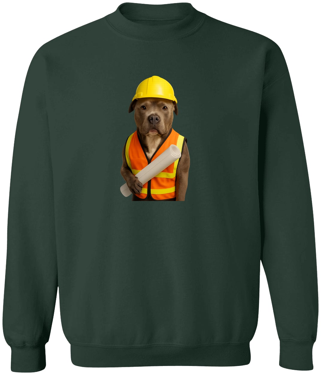 G180 Gildan Crewneck Pullover Sweatshirt - Forest Green