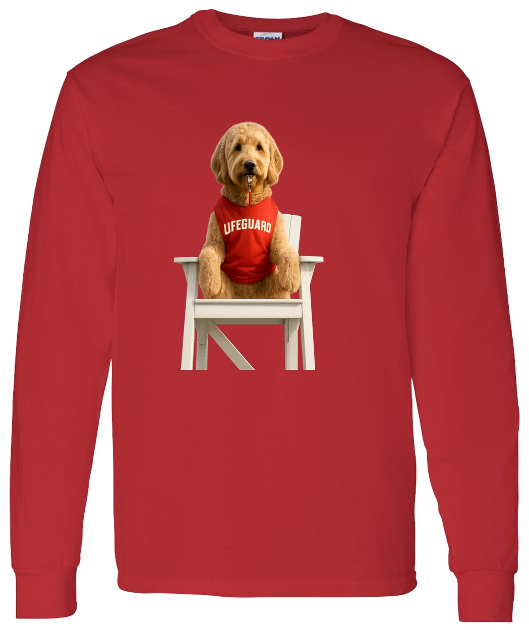 G540 LS T-Shirt 5.3 oz. - Red