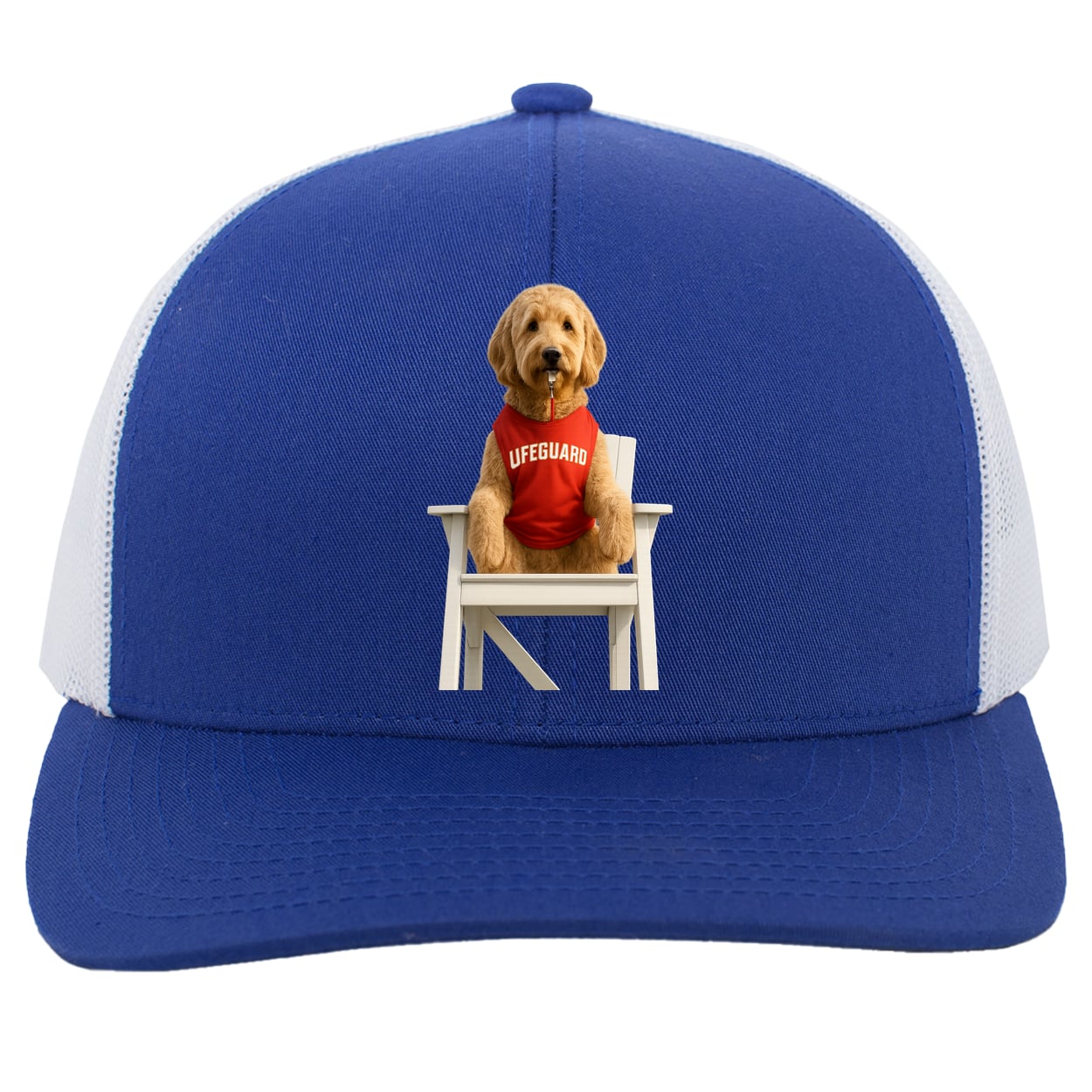 104C Trucker Snap Back - Royal/White