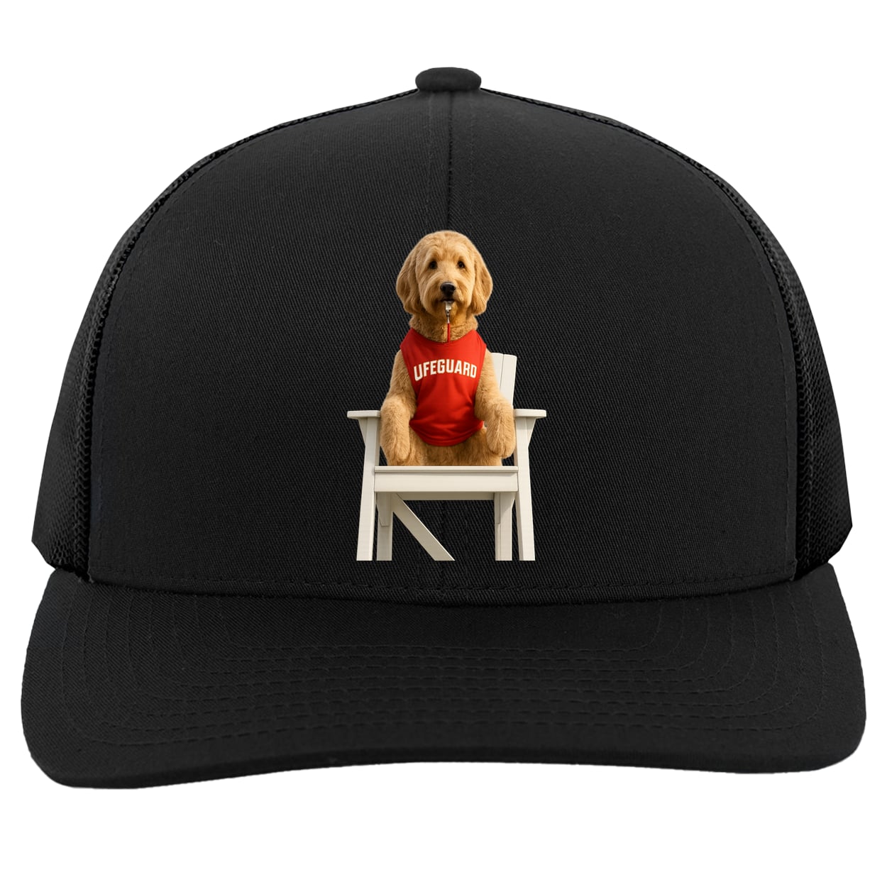 104C Trucker Snap Back - Black