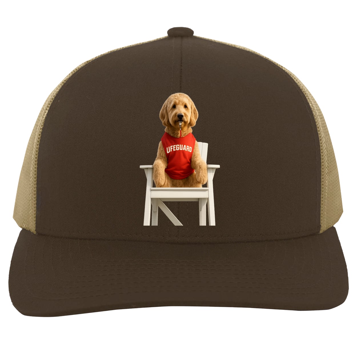104C Trucker Snap Back - Brown/Khaki