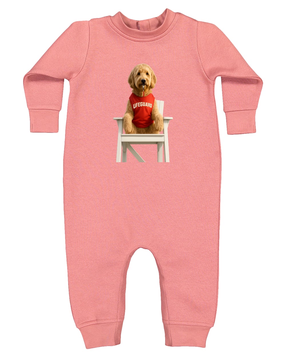 4447 Rabbit Skins Infant Fleece One-Piece Bodysuit - Mauvelous