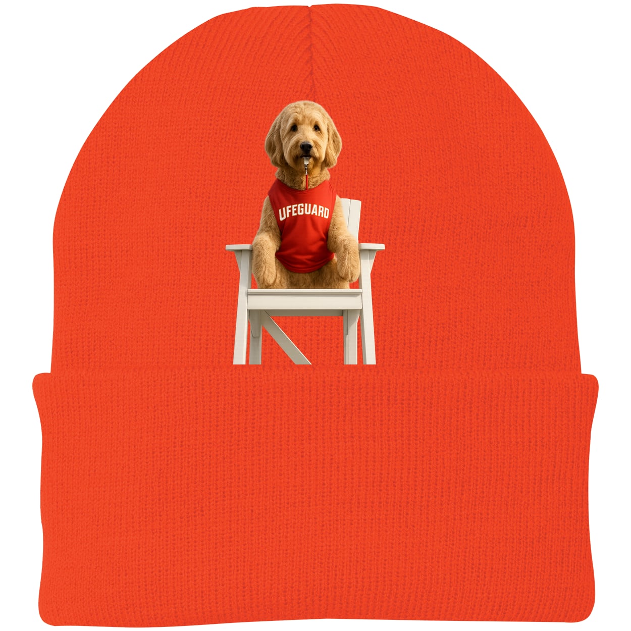 CP90 Port & Company Knit Beanie - Athletic Orange