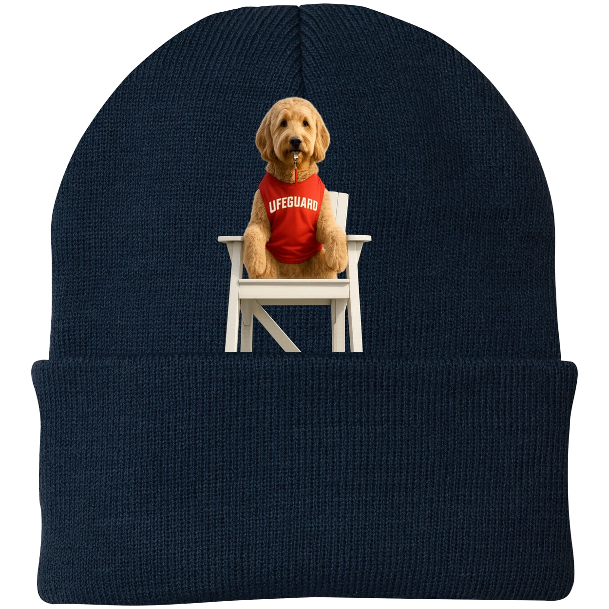 CP90 Port & Company Knit Beanie - Navy