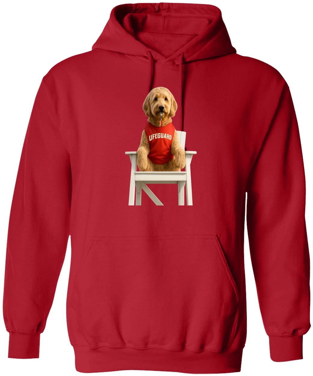 G185 Gildan Pullover Hoodie - Red