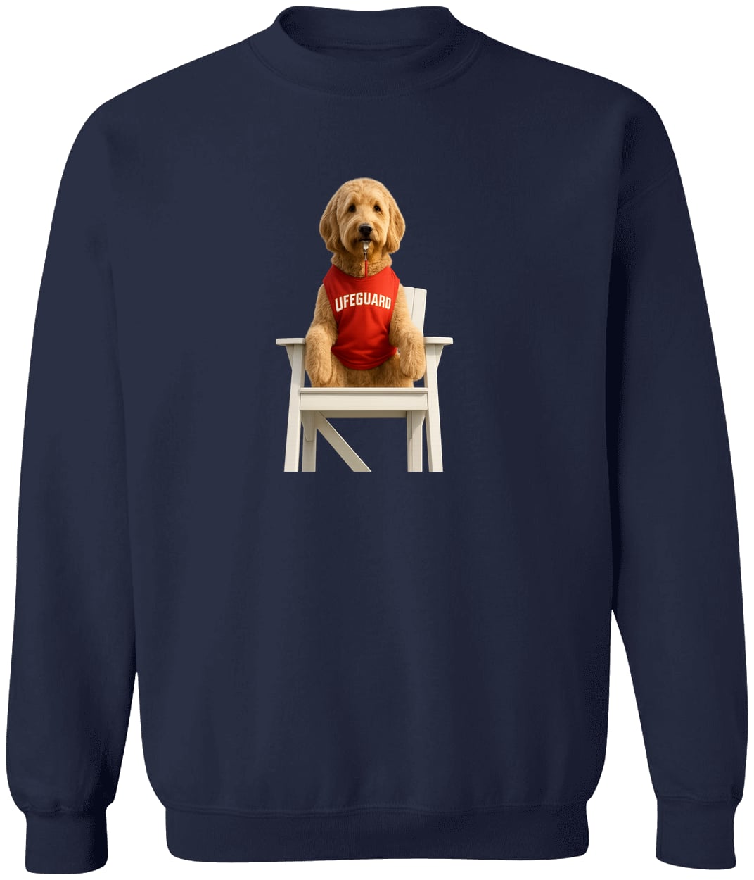G180 Gildan Crewneck Pullover Sweatshirt - Navy