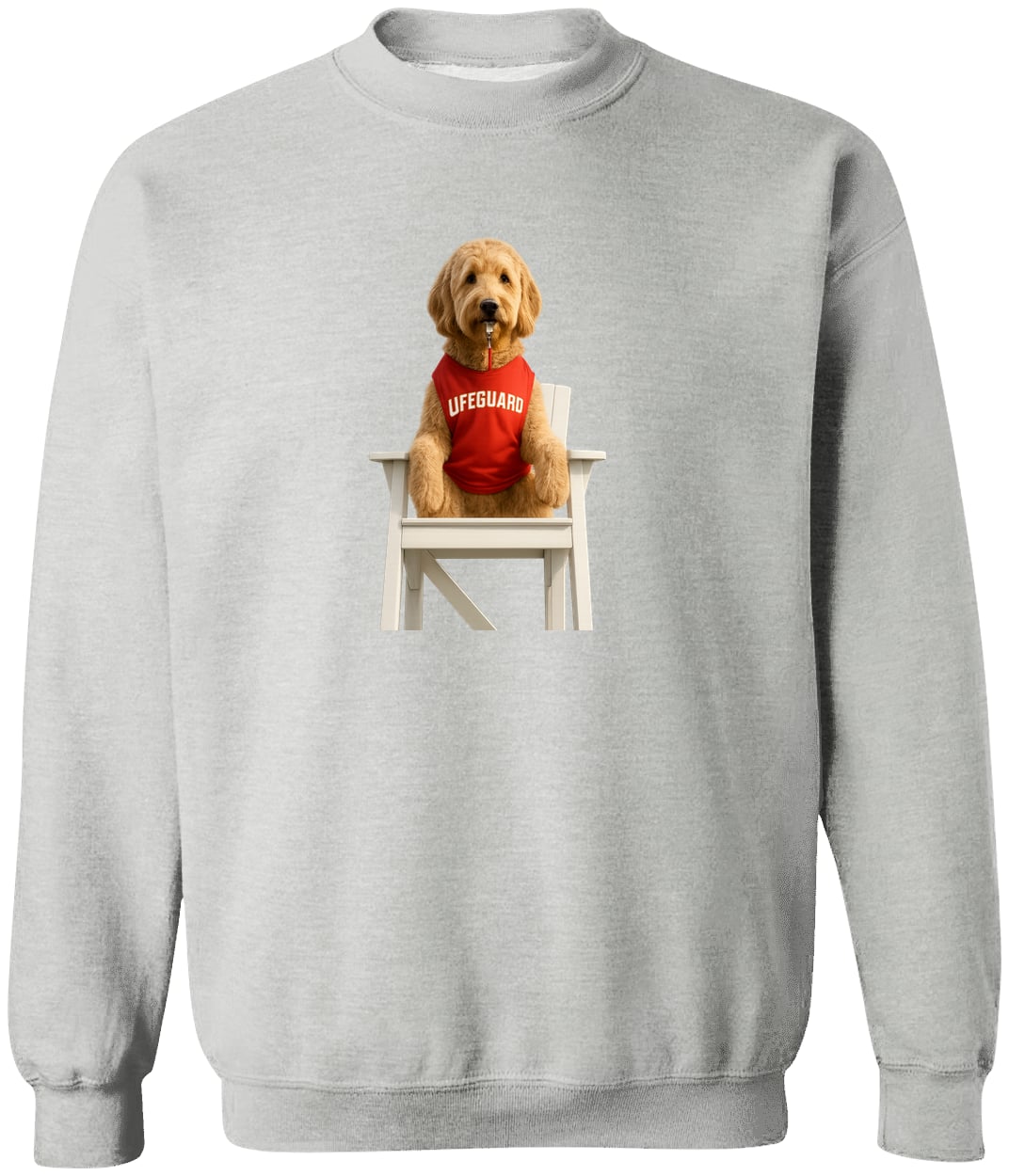 G180 Gildan Crewneck Pullover Sweatshirt - Sport Grey