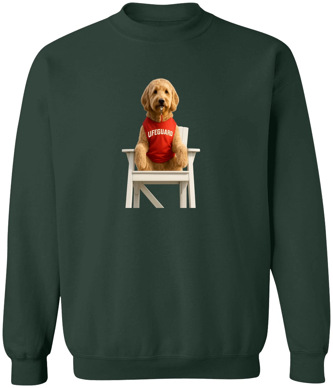 G180 Gildan Crewneck Pullover Sweatshirt - Forest Green