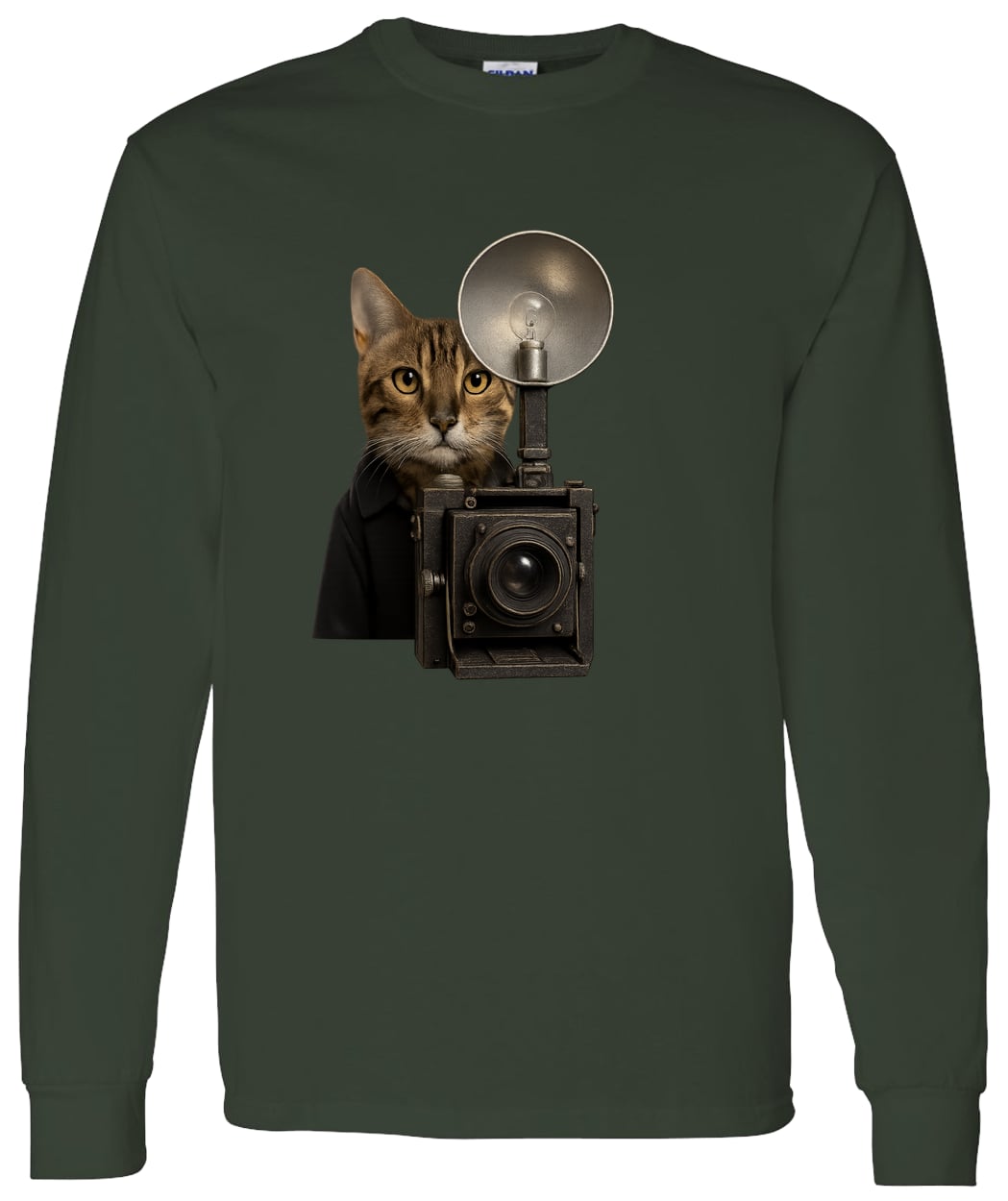 G540 LS T-Shirt 5.3 oz. - Forest Green