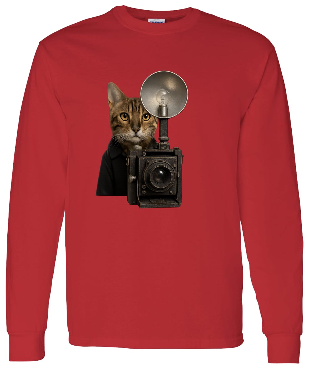 G540 LS T-Shirt 5.3 oz. - Red