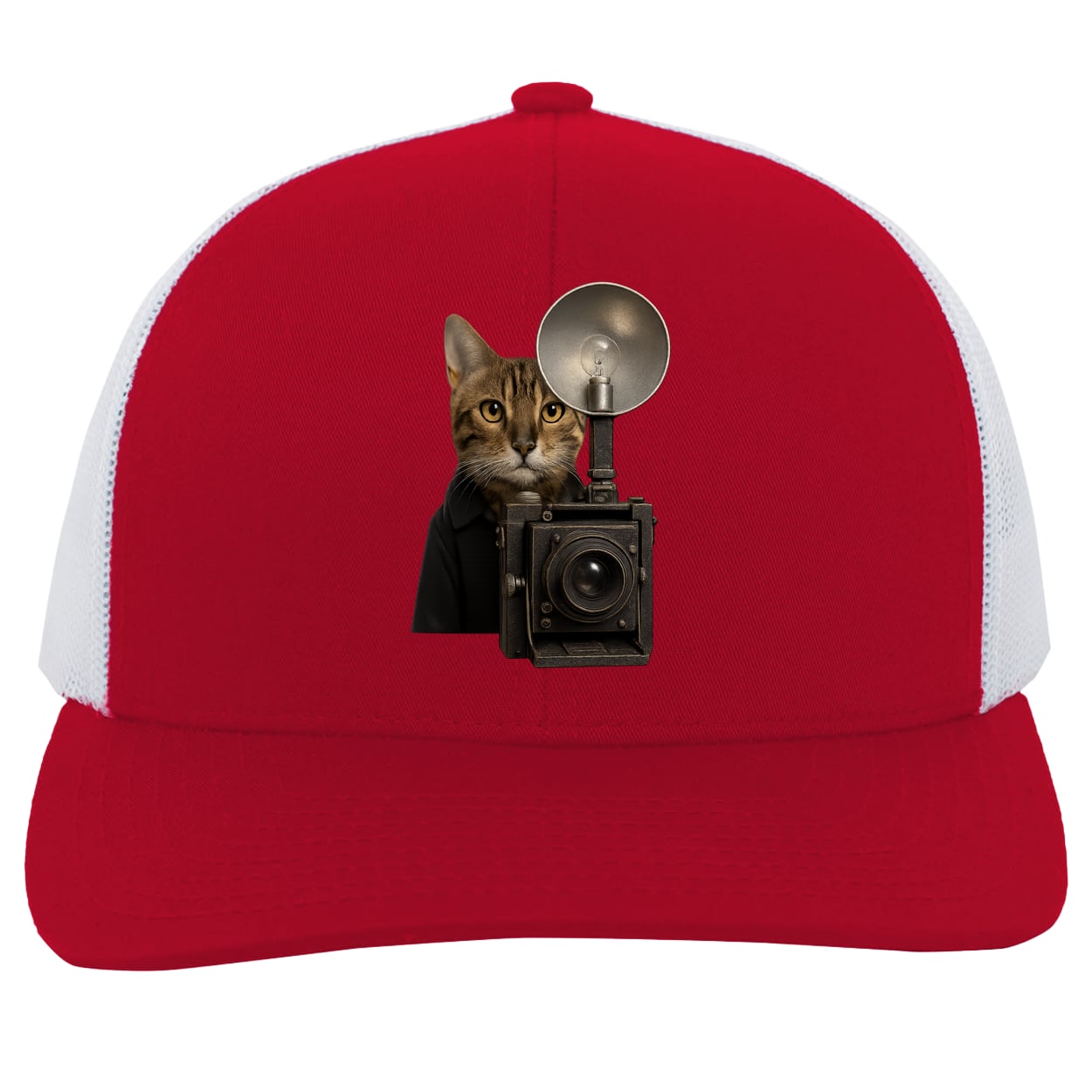 104C Trucker Snap Back - Red/White