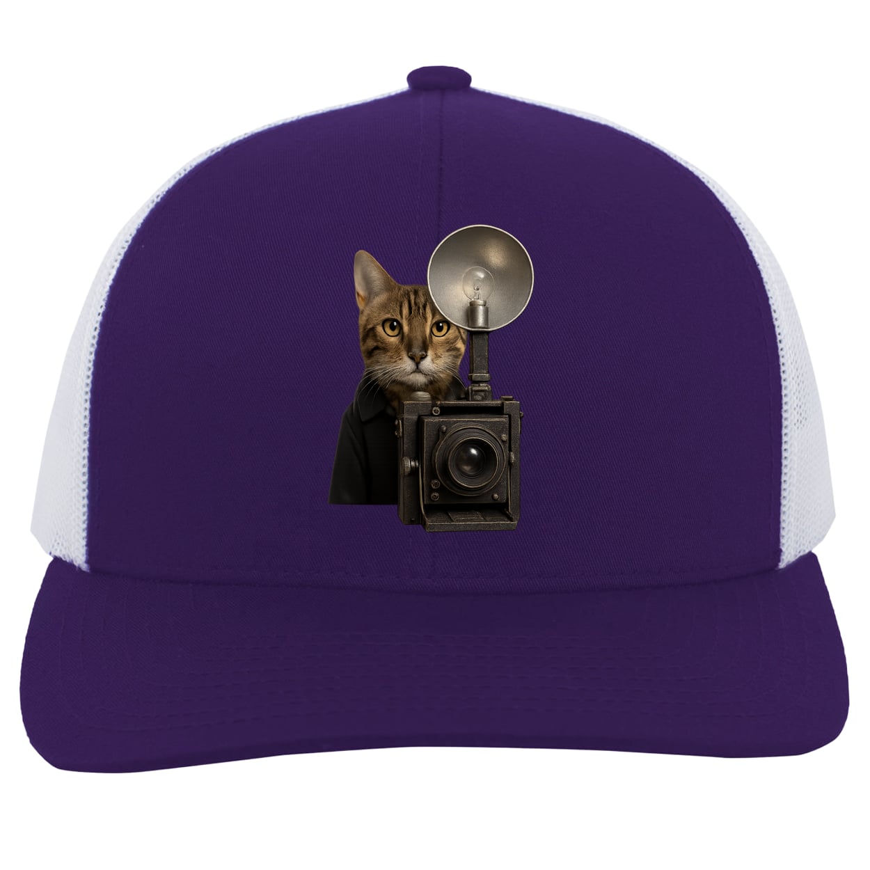 104C Trucker Snap Back - Purple/White