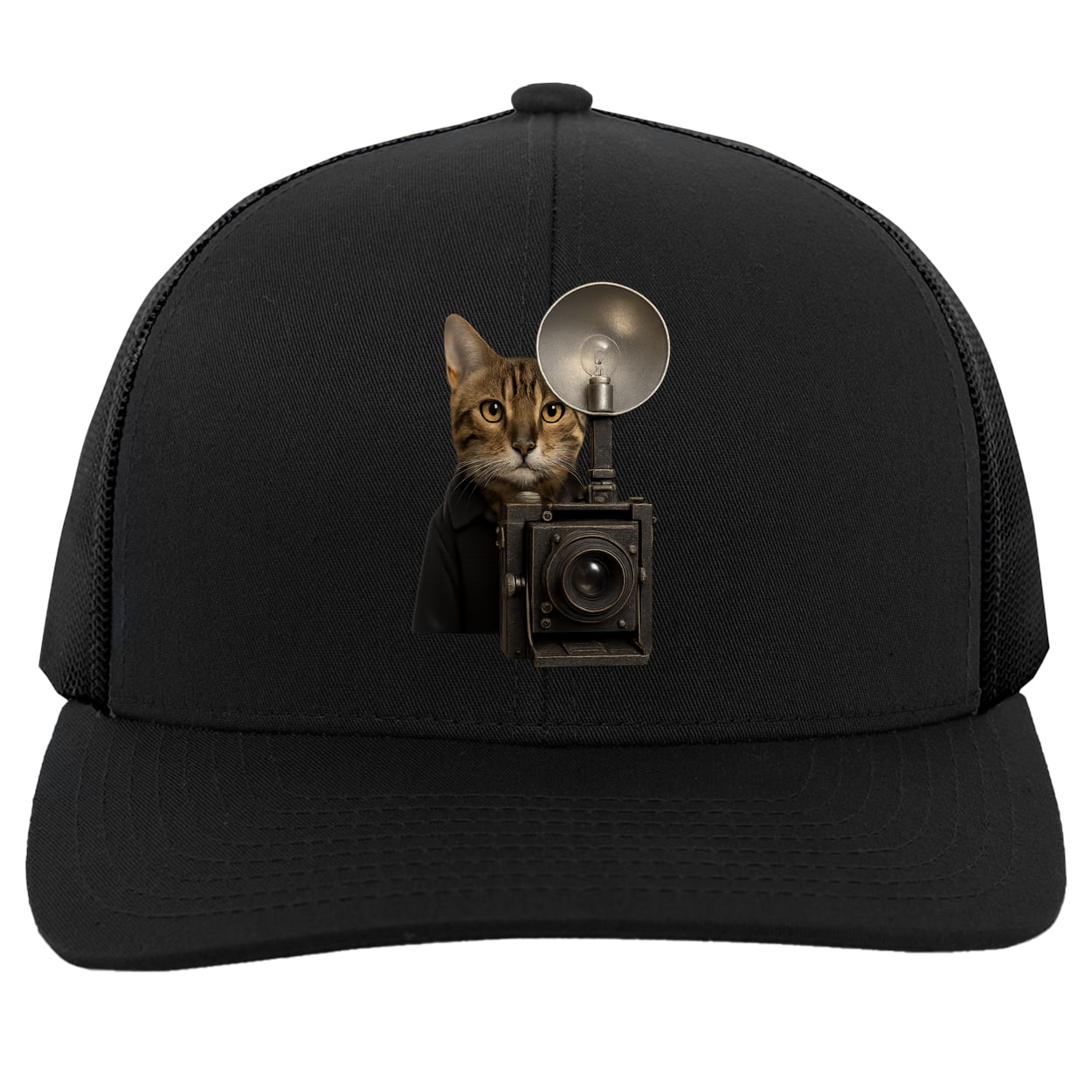 104C Trucker Snap Back - Black
